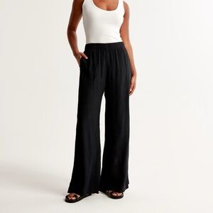 A&F Crinkle Textured Pull-On Pant Sz XL short